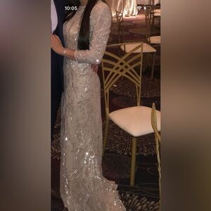 Badgley Mischka Elegant Sequin Evening Gown